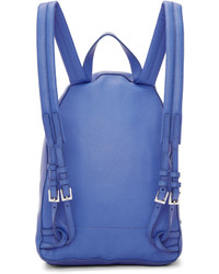 Alexander McQueen Blue Small Backpack