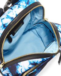 Cynthia Rowley Brody Tie Dye Scubaleather Backpack Blueblack