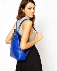Asos Leather Fold Up Backpack