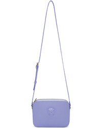 Versace Blue Saffiano Small Medusa Bag