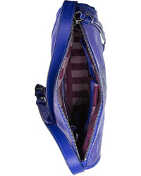 Kooba Gwenyth Leather Shoulder Bag Cobalt