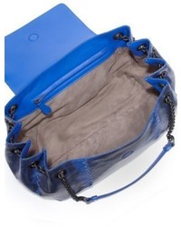 Bottega Veneta Karung Lizard Leather Shoulder Bag