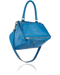 Givenchy Medium Pandora Bag In Cobalt Textured Leather Cobalt Blue