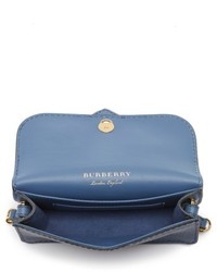 Burberry Mini Buckle Leather Bag Blue