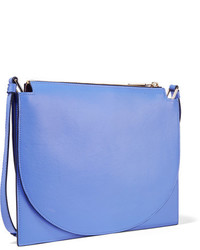 Victoria Beckham Moon Light Leather Shoulder Bag Blue