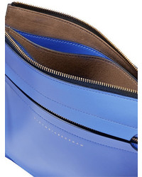 Victoria Beckham Moon Light Leather Shoulder Bag Blue