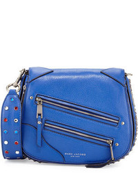 Marc Jacobs Pretty Young Thing Small Studded Saddle Bag Cobalt