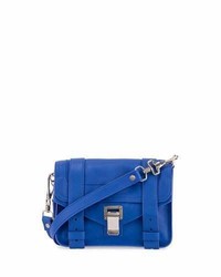 Proenza Schouler Ps11 Mini Leather Shoulder Bag Memphis Blue