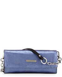 Charles Jourdan Winona Leather Cork Shoulder Bag Blue