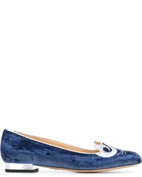 Charlotte Olympia The King Kitty Slippers