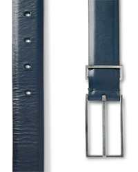Maison Margiela 3cm Blue Leather Belt