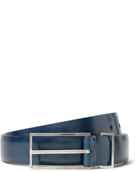 Maison Margiela 3cm Blue Leather Belt
