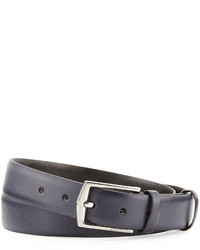 Burberry London Collection Leather Belt Navy