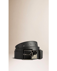 Burberry Military Pin Buckle London Leather Belt