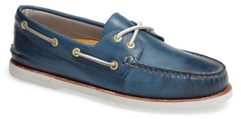 sperry gold cup blue