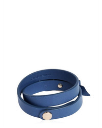 Salvatore Ferragamo Doubled Leather Bracelet W Bow