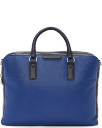 Blue Leather Briefcase