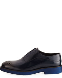 Jared Lang Rubber Sole Oxford Shoe Navy