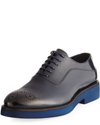 Jared Lang Rubber Sole Oxford Shoe Navy