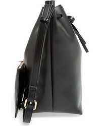 Sole Society Blackwood Faux Leather Bucket Bag Red