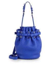 Alexander Wang Diego Small Pebbled Leather Bucket Bag