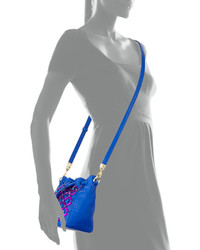 Cynthia Rowley Jewel Mini Bucket Bag Marine Blue