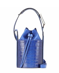 Victoria Beckham Micro Embossed Leather Bucket Bag