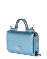 Dolce & Gabbana Dauphine Lame Leather Cell Phone Clutch