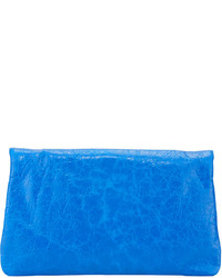 Balenciaga Giant Envelope Crossbody Bag Bright Blue