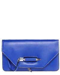 Mackage Zoey S5 Cobalt Leather Mini Crossbody Bag