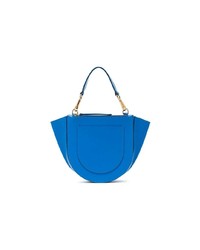 Wandler Blue Hortensia Mini Leather Shoulder Bag