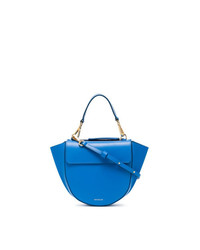 Wandler Blue Hortensia Mini Leather Shoulder Bag