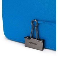 Off-White Foldover Clip Shoulder Bag