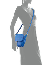 French Connection Gabby Faux Leather Crossbody Bag Empire Blue