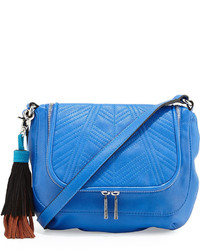 French Connection Gabby Faux Leather Crossbody Bag Empire Blue