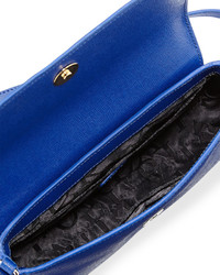 Furla Lilli Saffiano Crossbody Pouch Bag Blue