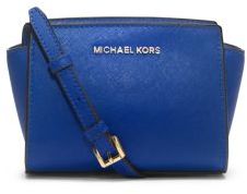 MICHAEL Michael Kors Blue Selma Medium Crossbody Bag - 38T0CLMM2L