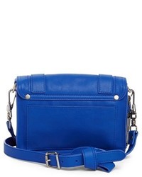 Proenza Schouler Mini Ps1 Leather Crossbody Bag Blue