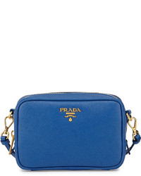 Leather small bag Prada Blue in Leather - 33447713