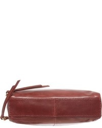 Hobo Small Lyra Leather Crossbody Bag Brown