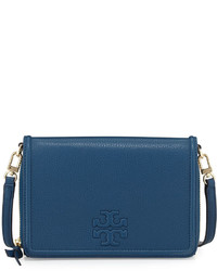 Tory Burch Thea Leather Wallet Crossbody Bag Tidal Wave