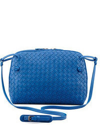 Bottega Veneta Veneta Small Messenger Bag Blue