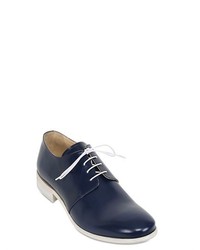 Brushed Leather Suede Derby Shoes