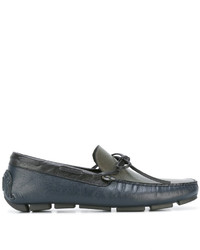 Canali Perforated Driver Shoes