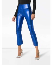 Sprwmn High Waist Flared Leather Trousers