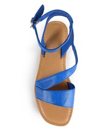 Journee Collection Crossing Gladiator Flat Sandals