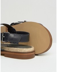 G Star G Star Remi Espadrille Leather Flat Sandals