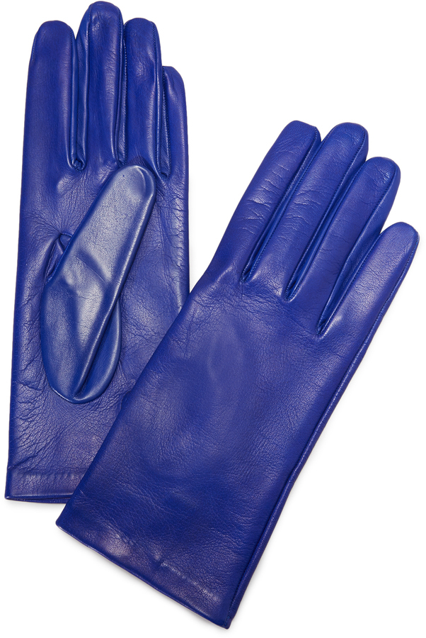 Carolina Amato Full Leather Gloves, $113 | shopbop.com | Lookastic