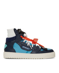 Off-White Blue And Navy 30 Off Court Sneakers