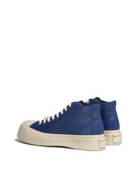 Marni Leather Mid Top Sneakers